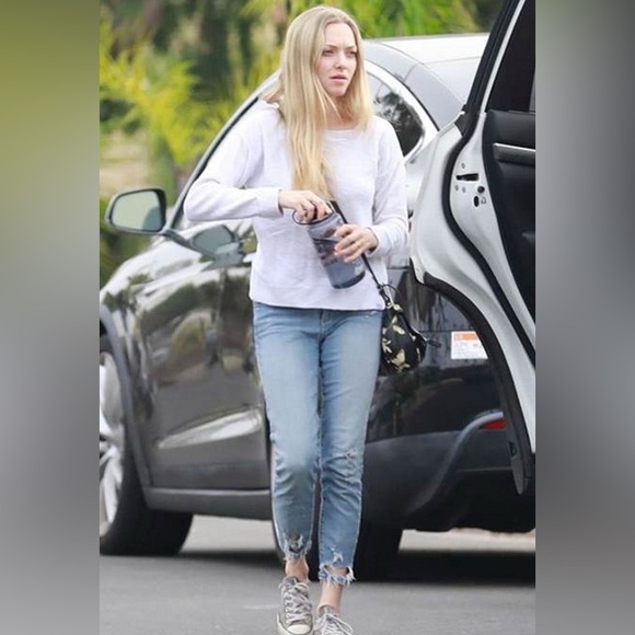 AGOLDE Sophie Crop Jean Chewed Hem & Waistband Size 30 Distressed Destroyed - Picture 1 of 14